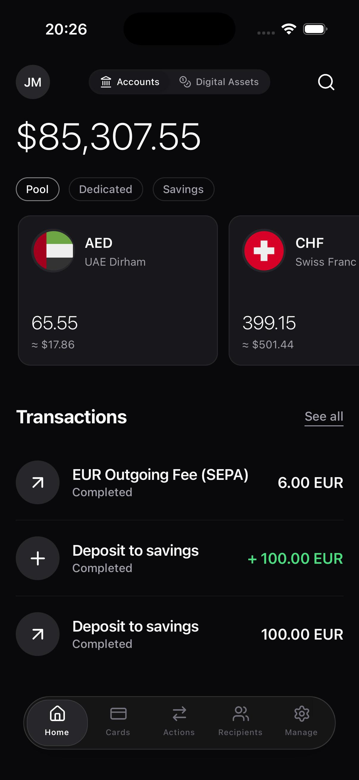 Liberty Stone mobile app screenshot